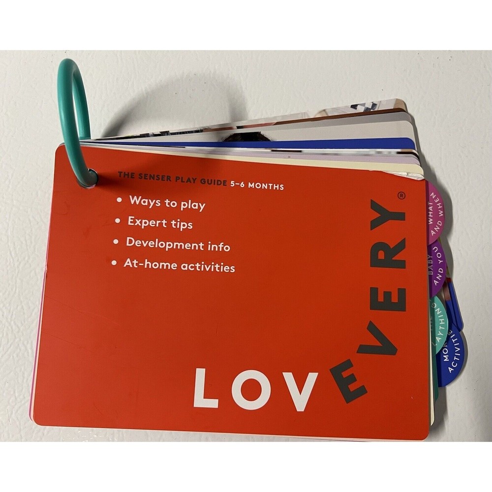 Lovevery The Senser Play Guide 5-6 Months Booklet Montessori Guidebook